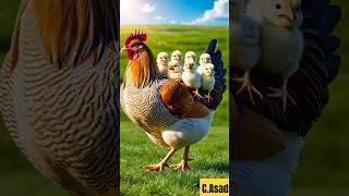 A Beautiful Hen’s Graceful Walk with Her 10 Cute Chicks #chick