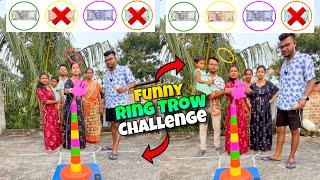 Ring Throw Win Money Funny Challenge With Family