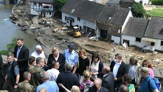 Merkel to visit areas devastated by floods in Germany as death toll tops 180 in Europe