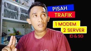 PISAH TRAFIK BEDA SERVER VPN DI OPENCLASH