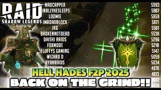 BACK on the GRIND! Account PROGRESS Update - Hell Hades F2P Challenge 2025 | RAID: Shadow Legends