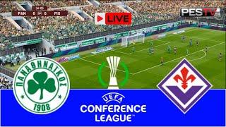 Panathinaikos vs Fiorentina  UEFA Conference League  PES 21 Gameplay