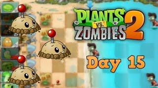 Plants vs Zombies 2 | Big Wave Beach Day 15 | Walkthrough