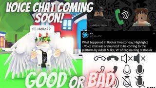 Roblox Voice Chat... Good or Bad?