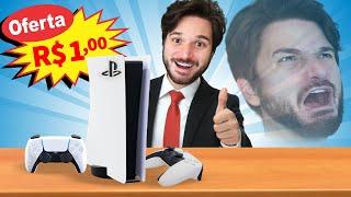 TÔ VENDENDO PLAYSTATION 4 POR 1 REAL! QUEM QUER COMPRAR?