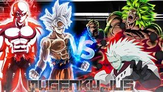 Goku MUI & Jiren vs Legendary Madara & Broly DBS ANIME MUGEN JUS Team Fight 2 vs 2