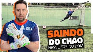 UM TREINO PARA FAZER O GOLEIRO SAIR DO CHÃO