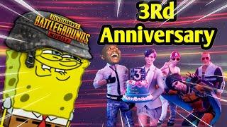 3Rd Anniversary.Exe!!  Pubg Mobile Funny MomentsRoad To 1k