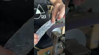 Let’s make a knife out of a lead sinker!#fyp #knife #knifesharpening #ray #knifesharpener #knives