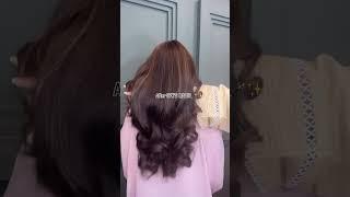 Elegant Mocca Lowlights Hair Transformation | SFK Beauty Studio DHA