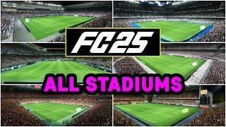 EA FC 25 | *NEW* ALL LICENSED STADIUMS 