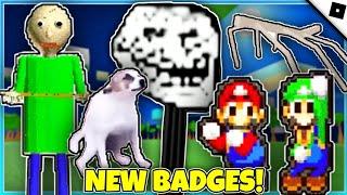 How to get ALL 5 NEW BADGES in TREVOR CREATURES KILLER 2 - ROBLOX