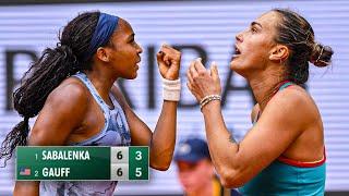 Sabalenka vs Gauff – INSANE Set 1 Tiebreak  Roland Garros 2025 Final