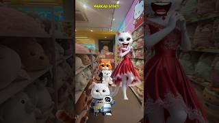 A cute cat wants a toy, but the wrong one was given by its owner #funny #cartoon #animation #cat