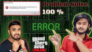 How to fix ERR GFX D3D INIT error in GTA 5 (GTA V)100% Fixed | Hindi