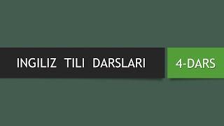 4-dars.  Qo’shimchalar va 3-shaxs | Ingiliz tili darslari