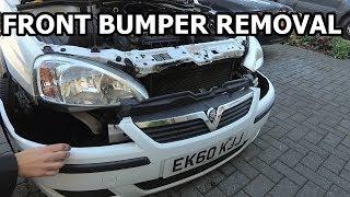 How to Remove Front Bumper Combo / Corsa C - Vauxhall  COMBO MODS