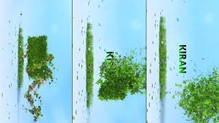 Ek Dam New Trending Name Art Video Editing | New Trending Leaves Name Video Kaise Banaye