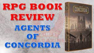 Agents of Concordia from @Modiphius - Book production review