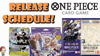 The Complete One Piece TCG Buyer's Guide - Full Release Schedule! BIG Update! (One Piece TCG News)