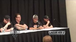 LAZER 103.3 - SLIPKNOT Paul Gray Press Conference