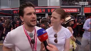 Rose Leslie and Kit Harington at the 79th Monaco F1 Grand Prix