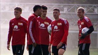 Union Berlin train ahead of SC Braga Champions League clash