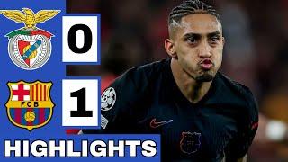 Benfica vs Barcelona (0-1) Extended HIGHLIGHTS | UEFA Champions League Round Of 16