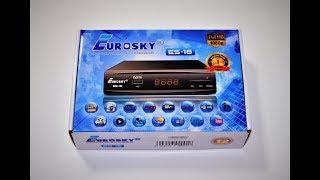 Eurosky ES-18 HD IPTV - новинка 2018 года! Тюнер (ресивер) Т2 - видеообзор (распаковка)