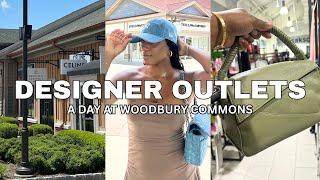 WOODBURY COMMONS LUXURY OUTLETS NYC VLOG! MONROE STEELE