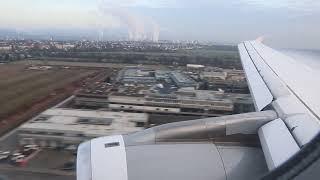 Lufthansa Airbus A321-200 D-AISW Frankfurt FRA Landing