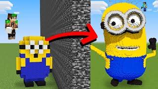 I Cheated With MINIONS in Minecraft Build Battle