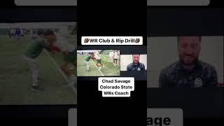 WR Club & Rip Drill with Chad Savage (Colorado State Wide Receivers Coach)