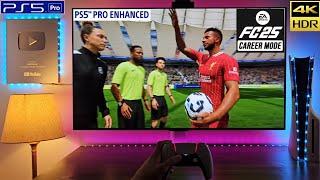 EA FC25 Career Mode PS5 PRO 4K HDR 60FPS