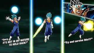 LR Vegito Blue as Classic Dokkan Super Attacks (Dokkan Battle)