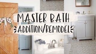 MASTER BATHROOM MAKEOVER! Full tour//under $500