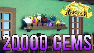 What 20K GEMS (400 SPINS) get you in Fruit Battlegrounds..