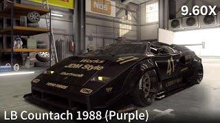 [CSR2] LB Countach 1988 (Purple Star) • tune & shift pattern • 9.60X