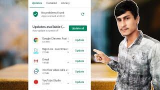 How to update all android apps