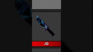 JD hates their own knife… #roblox #mm2 #jd