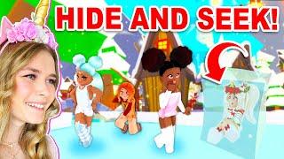 HIDE And SEEK In *NEW* WINTER MAP In Adopt Me! (Roblox)