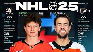 NHL 25 - ZEGRAS TO PHILADELPHIA TRADE SIMULATION