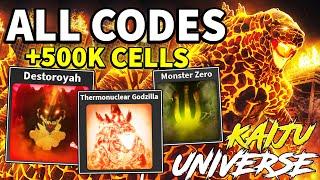 *NEW* WORKING ALL CODES FOR Kaiju Universe IN 2024 NOVEMBER! ROBLOX Kaiju Universe CODES