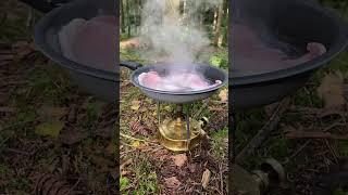 Radius Stove & Bacon &woodland equals perfect.  #campinglife #camping #outdoors #primus #cooking