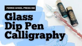 Learn Glass Dip Pen Calligraphy | Simply Lettered Subscription | Ferris Wheel Press | Blanca Lewis