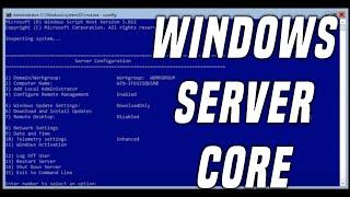 How to Setup Windows Server 2016 Core