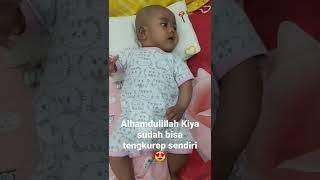 Bayi hampir 4 bulan belajar tengkurep sendiri  #bayilucu #bayigemes #bayi #anak #bayitengkurep