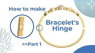 How to make Bracelet's Hinge with Rhino( part one)