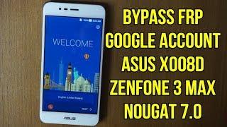 Asus X008D ZenFone 3 Max Frp Google Account bypass latest method