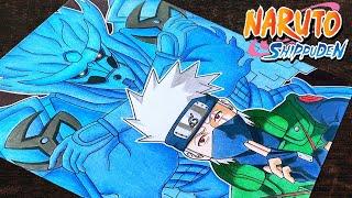 How to Draw"Hatake Kakashi "with(Perfect Susanoo)step by step(tutorial)||Naruto:Shippuden